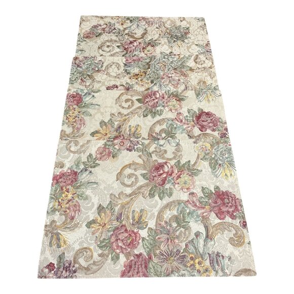 VTG W-C Designs Floral Placemats Set of 4 2001 Taiwan - Picture 2 of 5